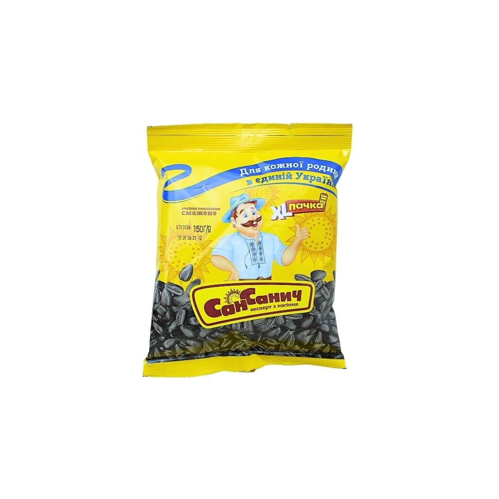 Nasiona słonecznika prażone niełuskane "San Sanych" 150g