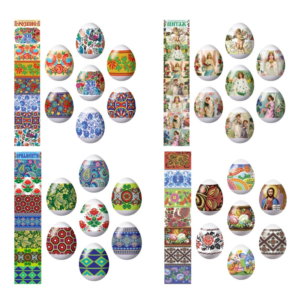 Etykiety wielkanocne termiczne na jajka “Tsvit i aromat” - zdjęcie 2
