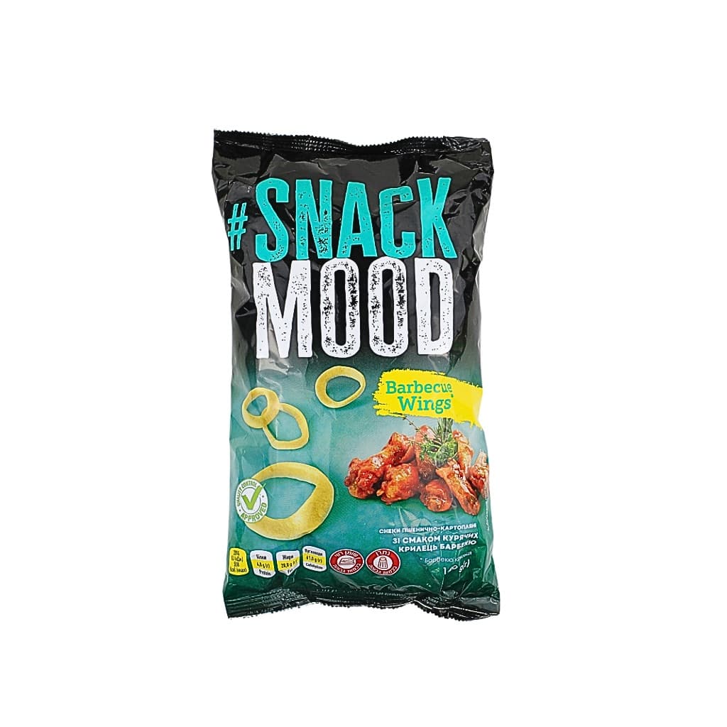 Przekąska pszenno-ziemniaczana o smaku skrzydełek bbq "Snack Mood" 140g