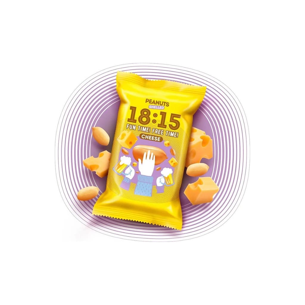 Orzeszki ziemne o smaku serowym "Fun time! Free time!" 100g