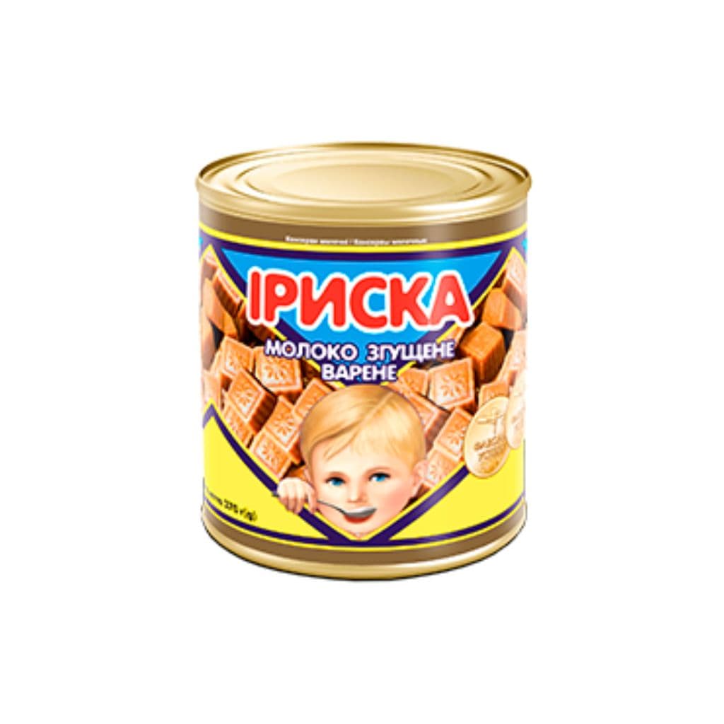 Mleko skondensowane gotowane Iryska 0% "PMK" puszka 370g