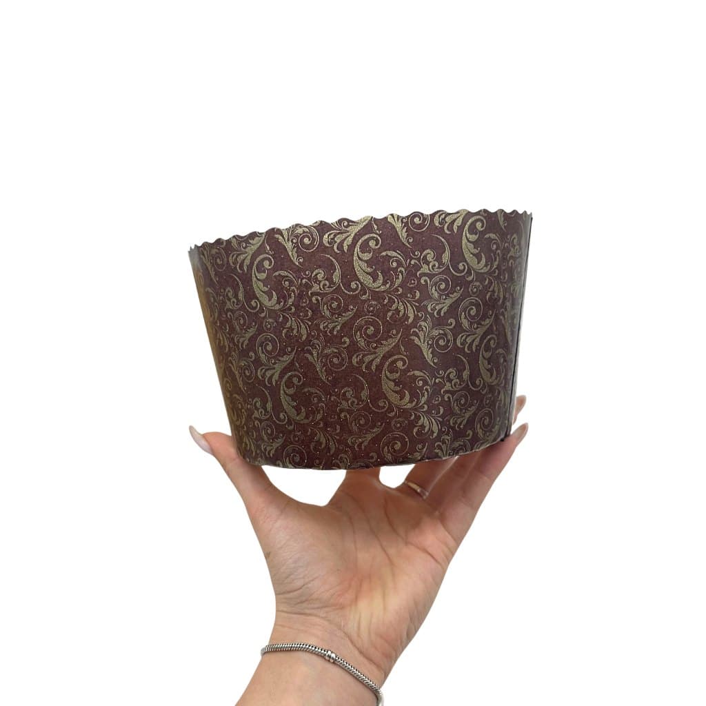 Jednorazowe formy papierowe do pieczenia D130 5szt - zdjęcie 3