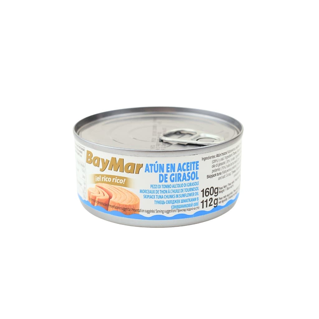 Tunczyk w oleju slonecznikowej "Baymar" 160g