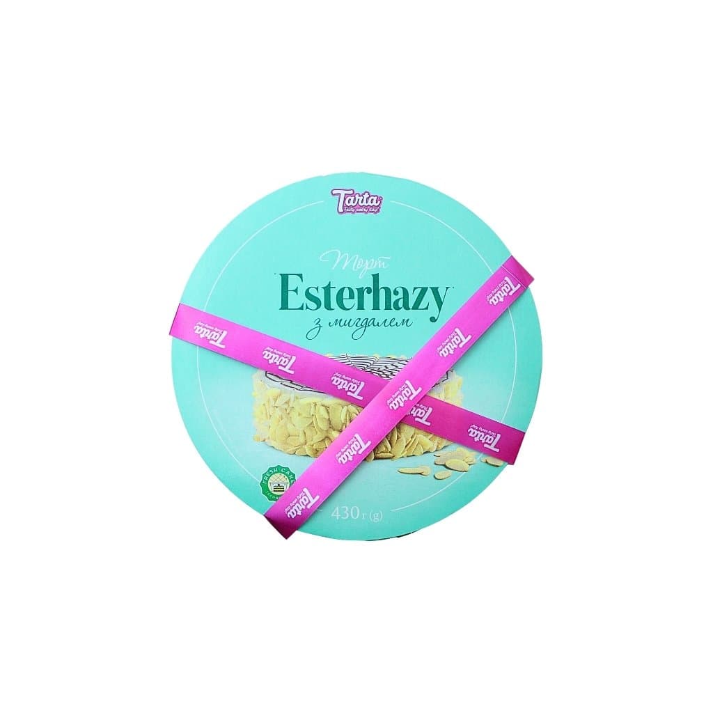 Tort lekki orzechowy z migdałami Esterhaz "La Tarta" 430g