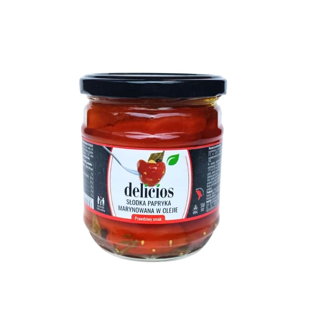 Papryka słodka marynowana w oleju "Delicios" 430ml