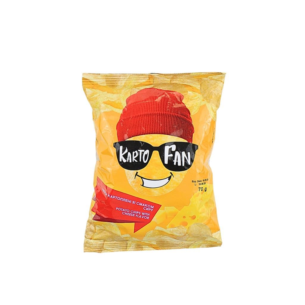 Chipsy ziemniaczane o smaku sera "KartoFAN" 70g
