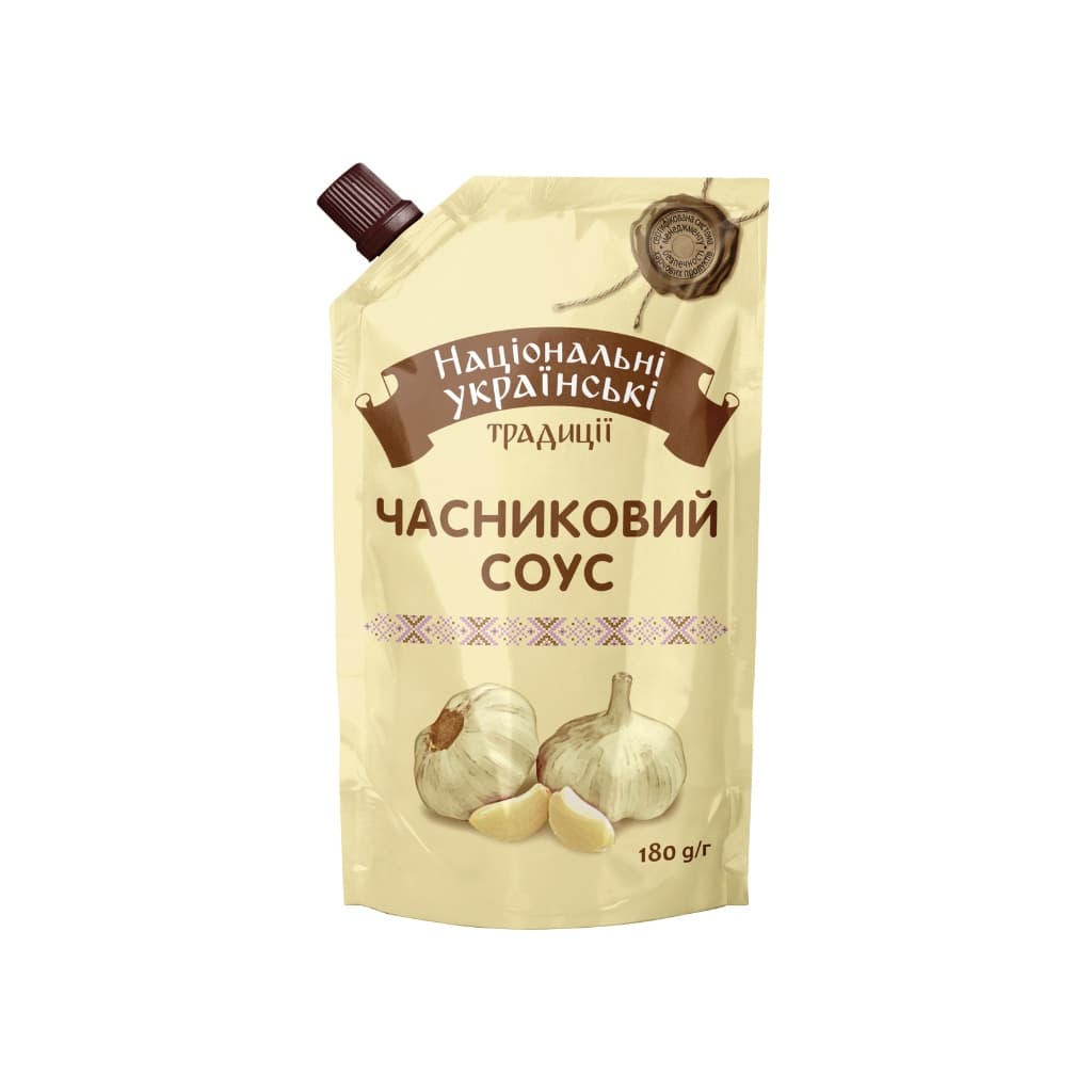 Sos majonezowy Czosnkowy 30% "NUT" 180g
