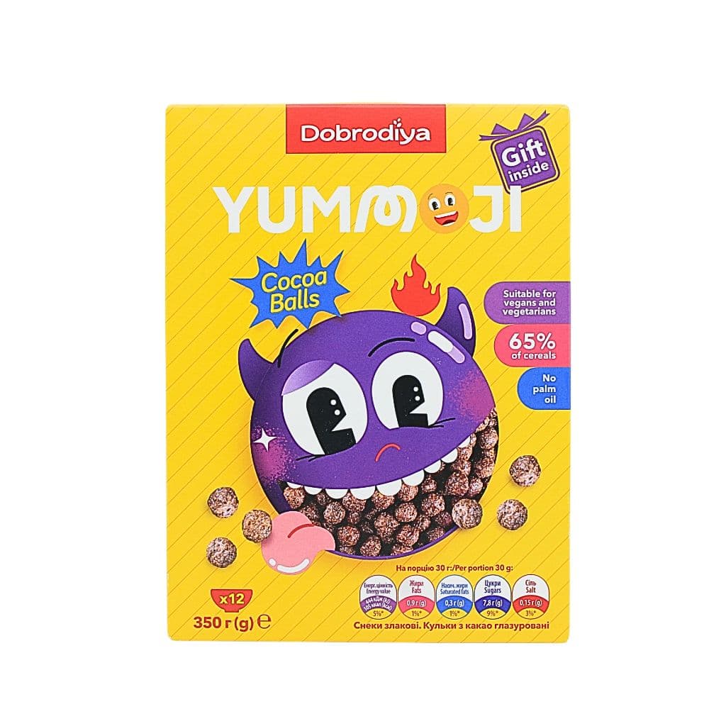 Kulki Kakaowe "Yummoji" z zabawka 350g