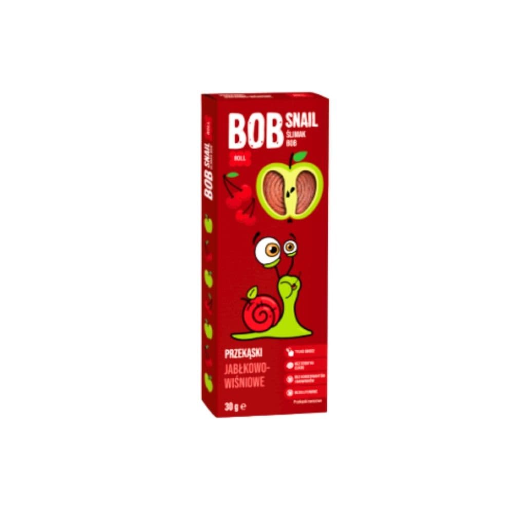 Przekąska jabłko-wiśnia ''BobSnail'' 30g