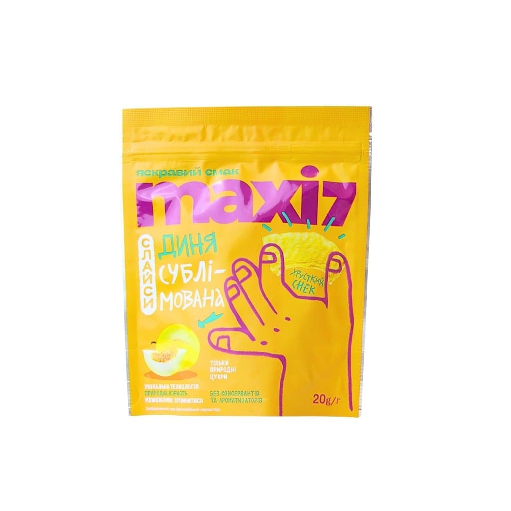 Plasterki suszone melona "Maxi 7" 20g