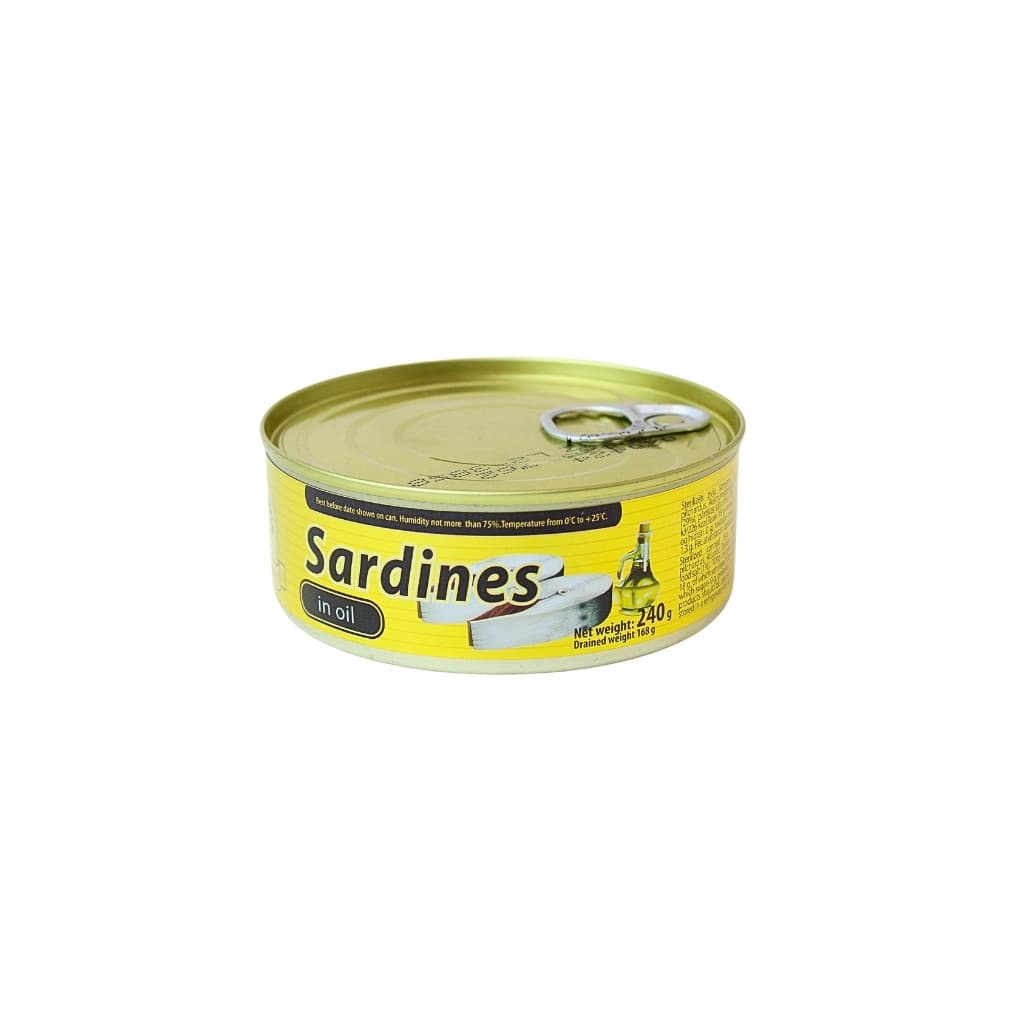 Sardynki w oleju Brivas Vilnis, 240g