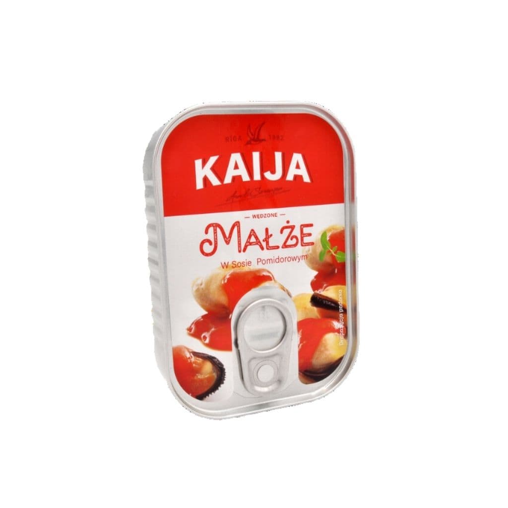 Konserwa małże w sosie pomidorowym "Kaija" 110g