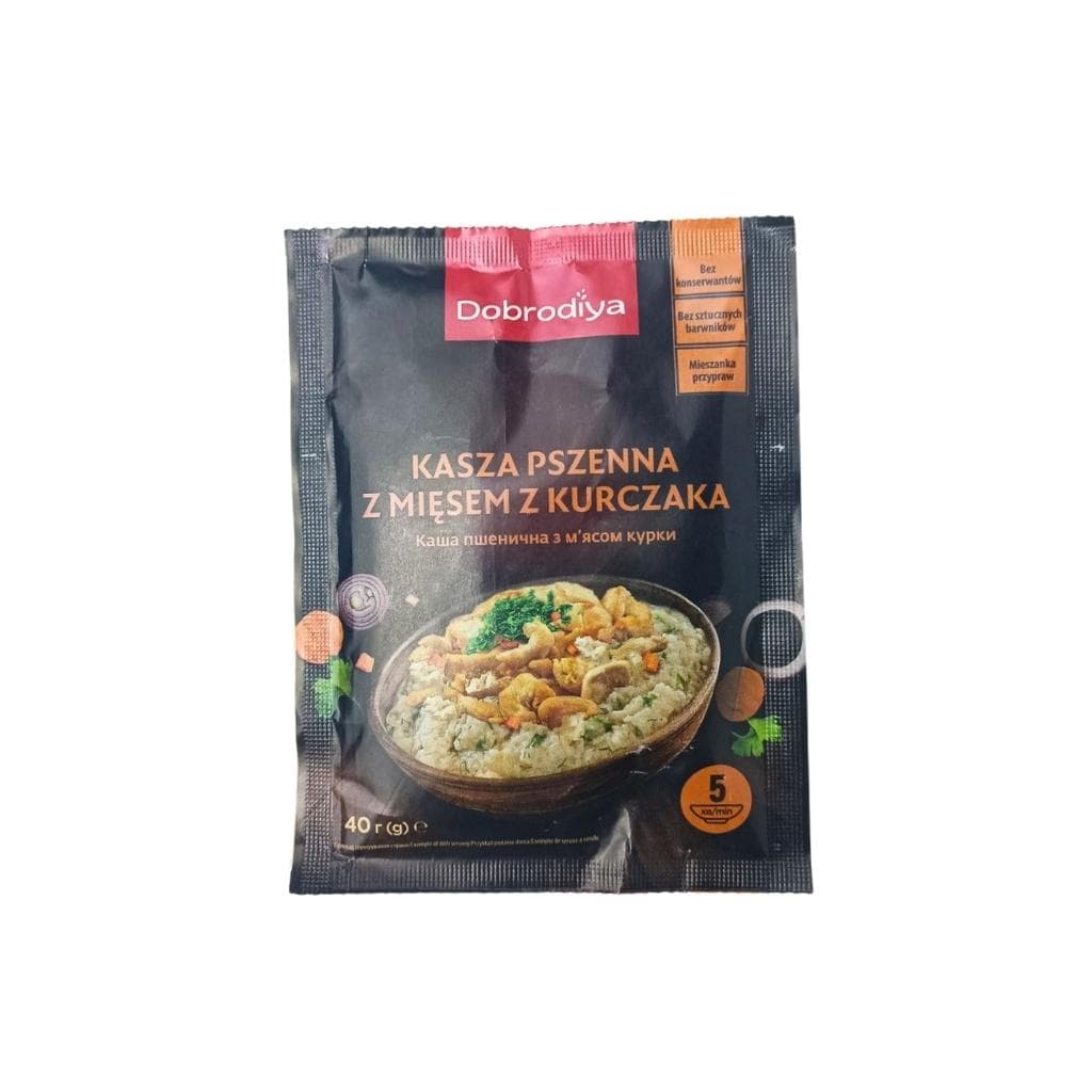 Owsianka zbożowa blyskawiczna z mięsem z kurczaka "Dobrodiya" 40g