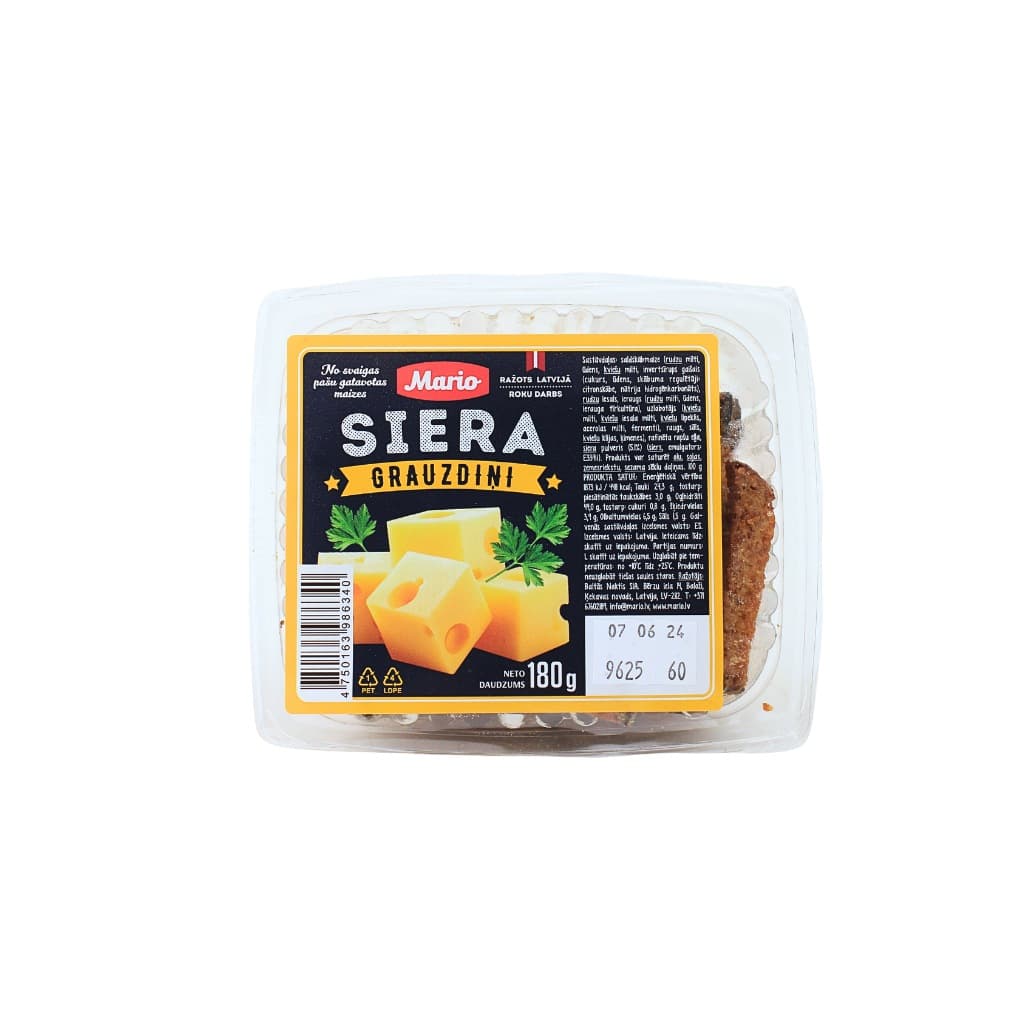 Grzanki ulubione żytnie ser "Mario" 180g