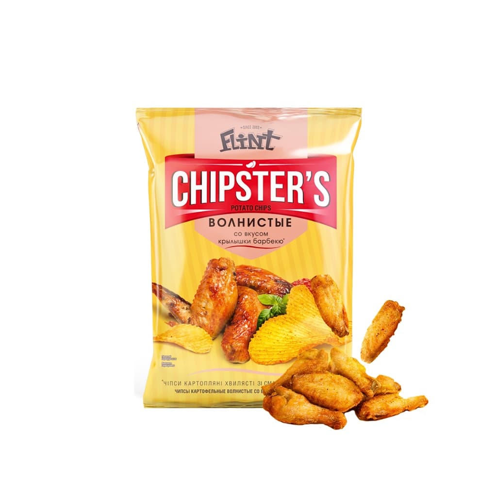 Chipsy karbowane skrzydełka BBQ "Chipster's" 60g