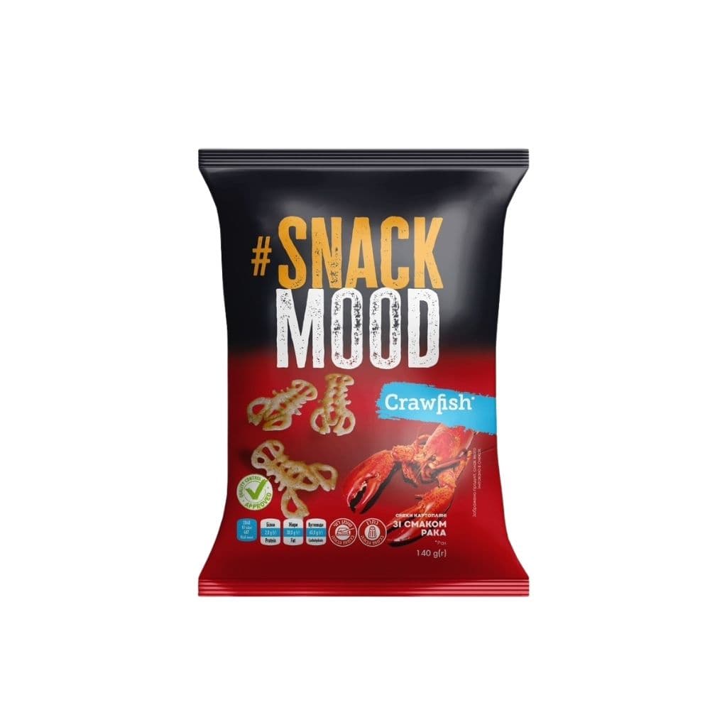 Przekąska pszenno-ziemniaczana o smaku raków "Snack Mood" 50g