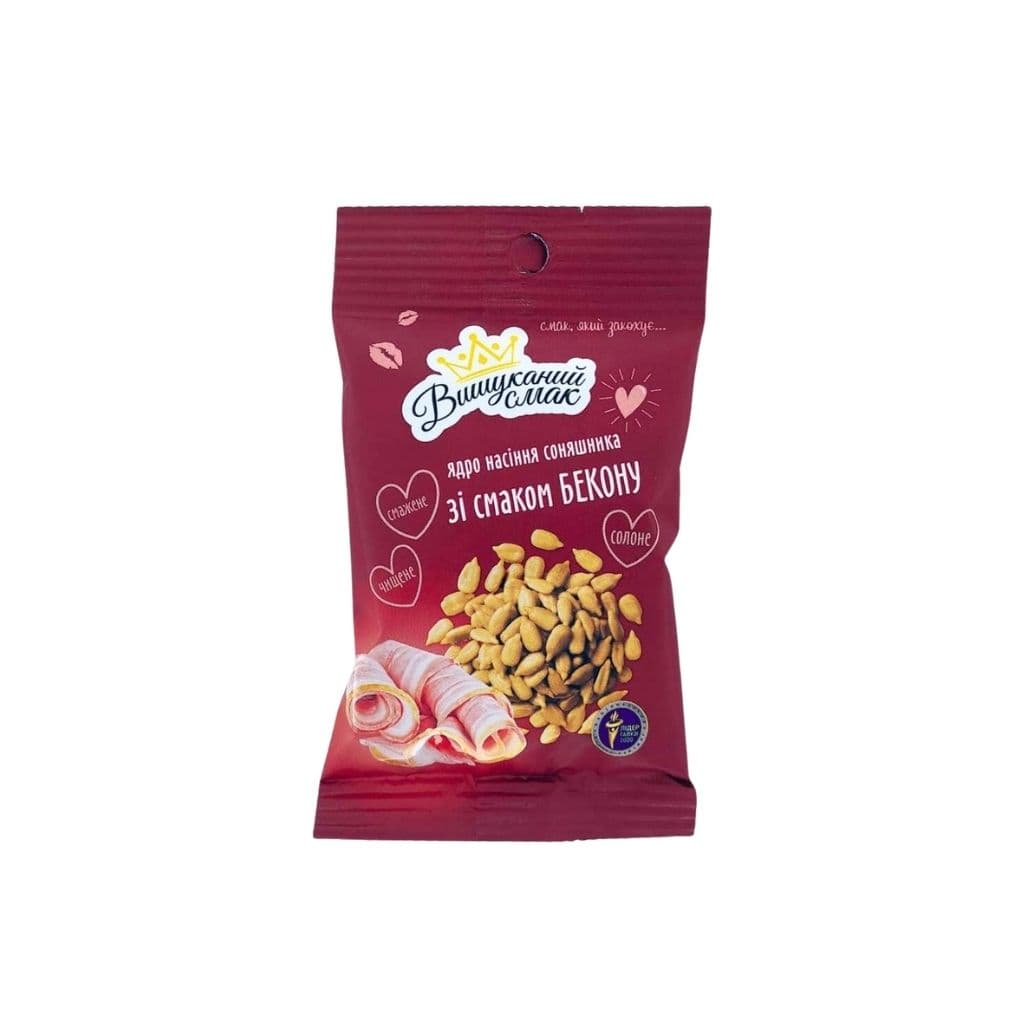 Nasiona słonecznika łuskane smażone o smaku boczku "Vishukanyj smak" 80g