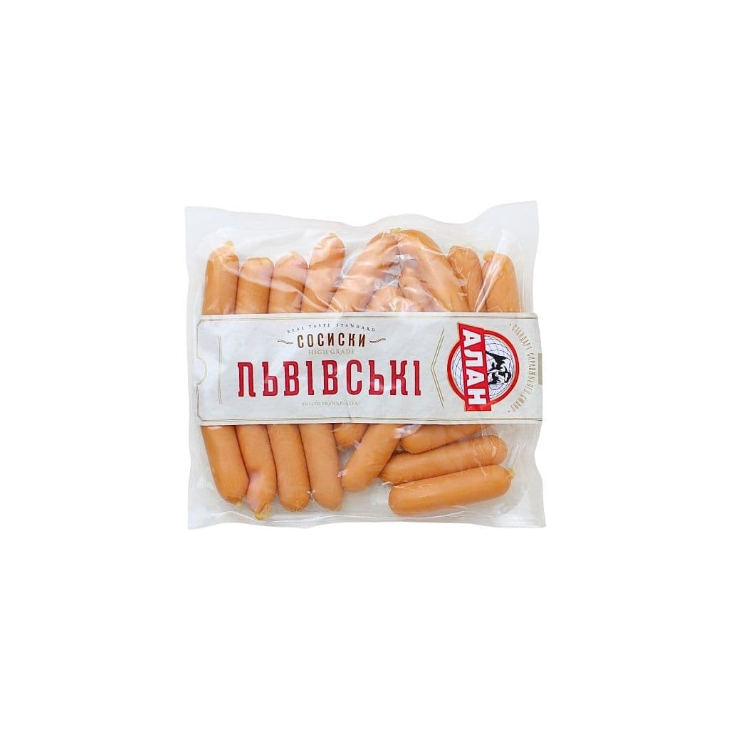 Parówki gotowane Lwowskie "TM ALAN" 300g