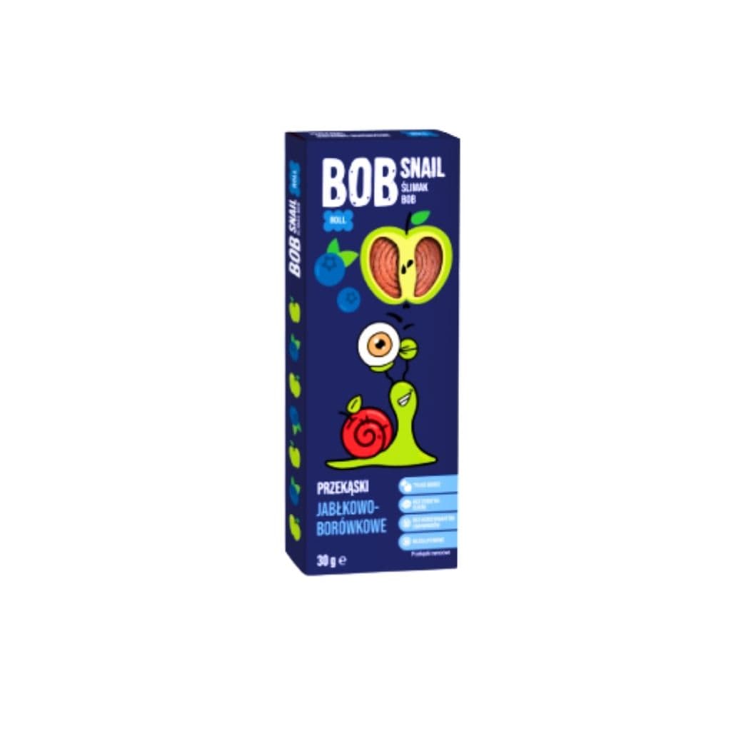 Przekąska jabłkowo-borówkowa Bob Snail  30g