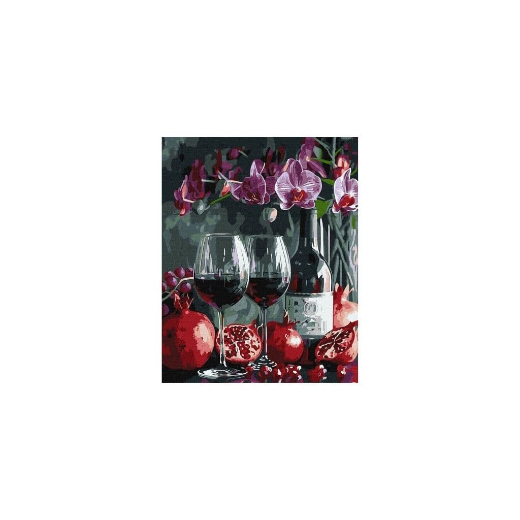 Zestaw do malowania po numerach "Kwitnąca orchidea" 40x50cm