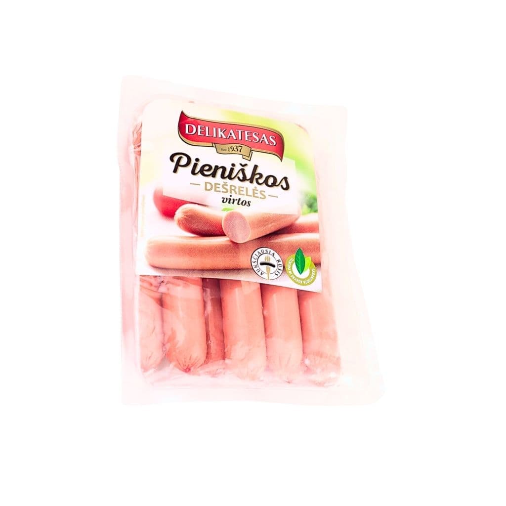 Parówki gotowane Mleczne "Delikatesas" (420) luz