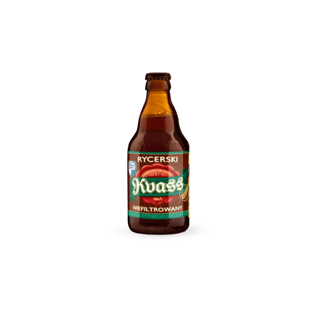 Kwas chlebowy niefiltrowany "Rycerski" but. 330ml