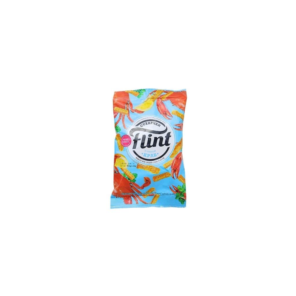 Sucharki pszenno-żytnie o smaku Craba "Flint" 60g