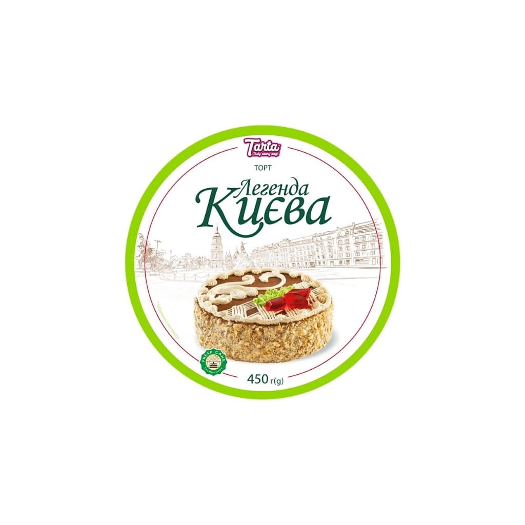Tort powietrzne-orzechowy Legenda Kijowa "La Tarta" 450g