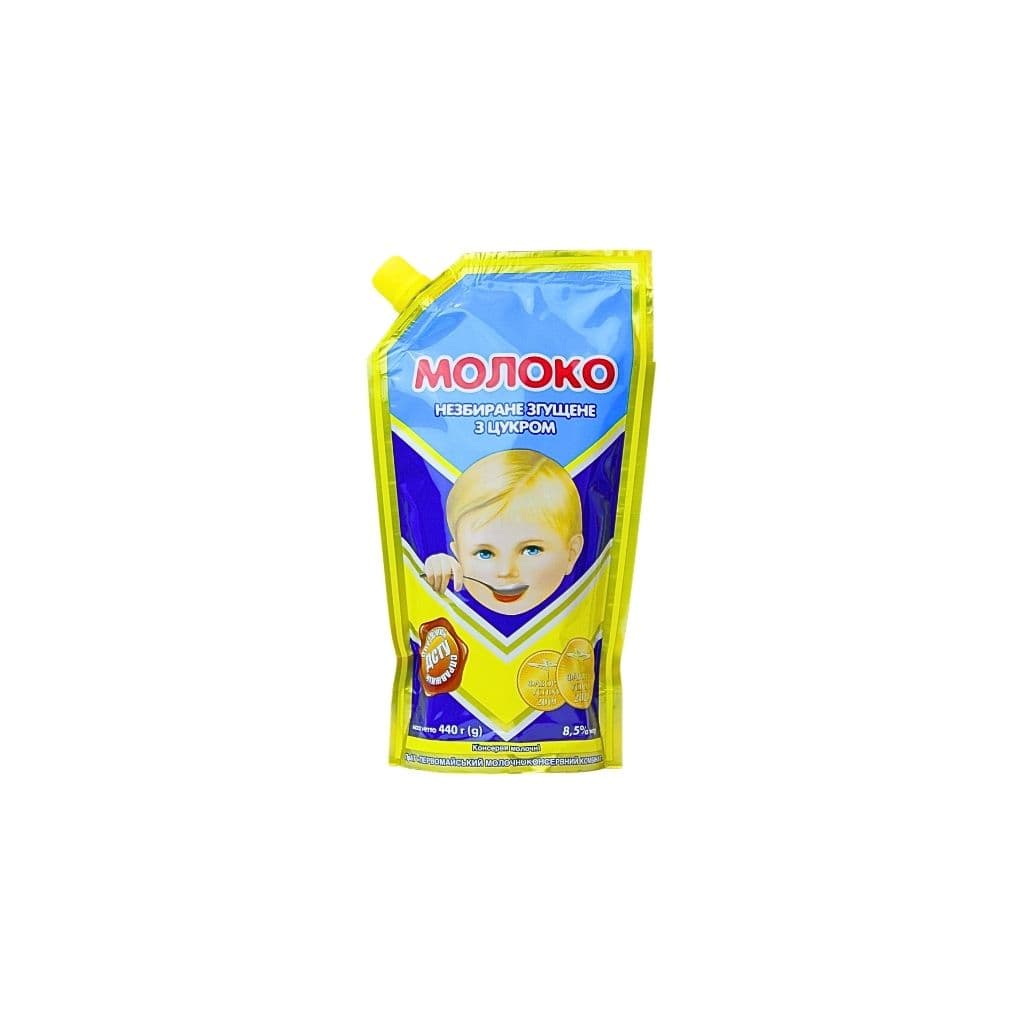 Mleko pełne zagęszczone słodzone 8,5% "Pervomaysk" 440g