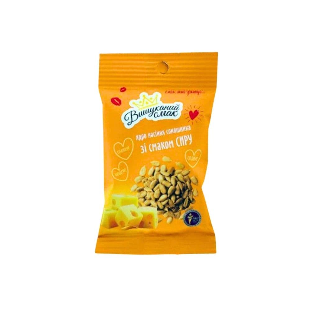 Nasiona słonecznika łuskane smażone o smaku serowym "Vishukanyj smak" 80g