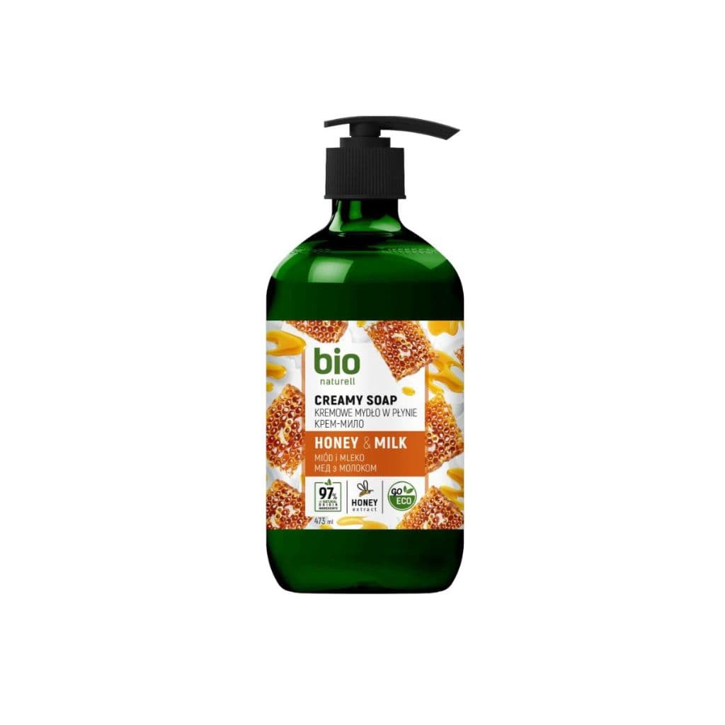 Mydło w płynie Miód i mleko "Bio Naturell" 473ml