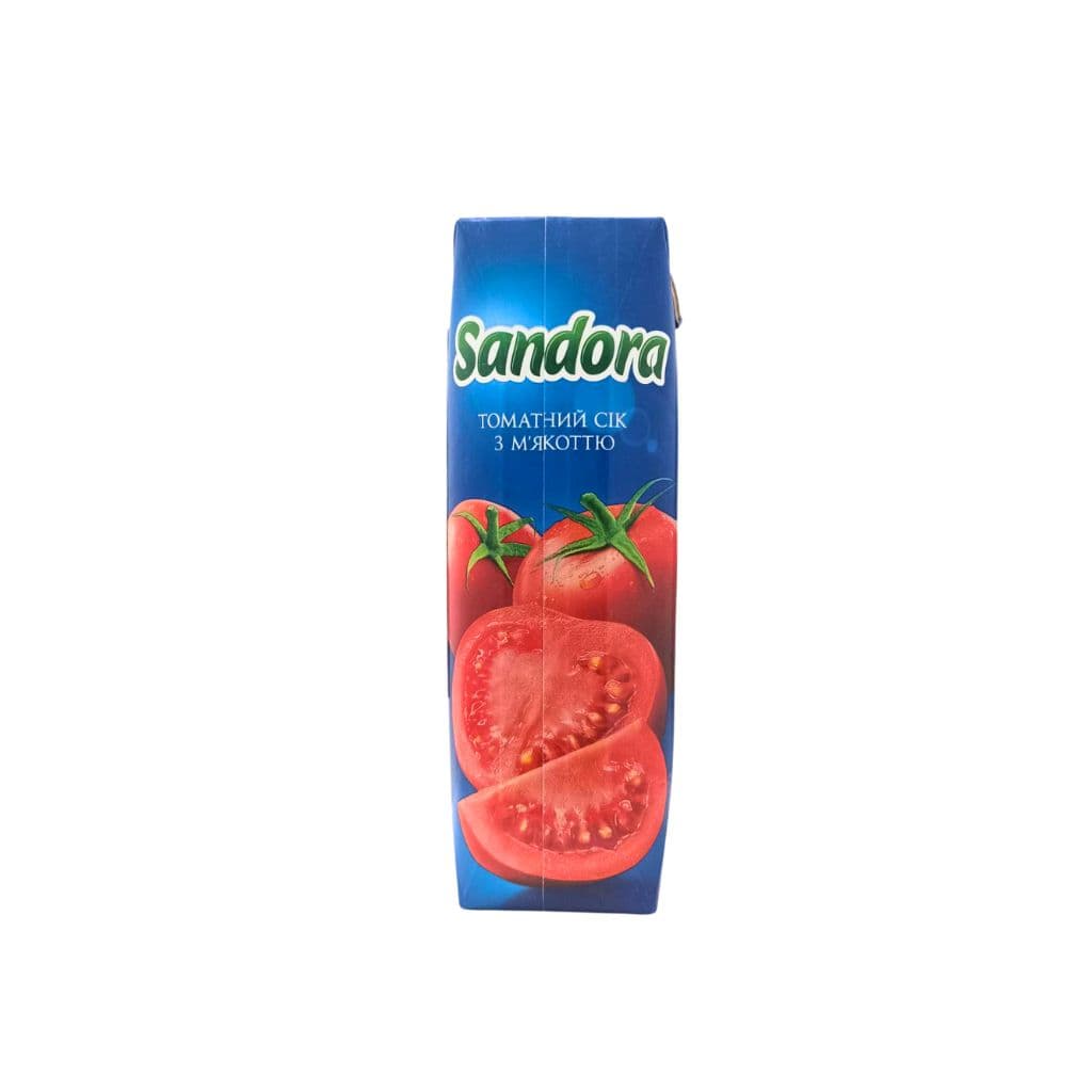 Sok pomidorowy z miąższem i solą sterylizowany "Sandora" 950ml