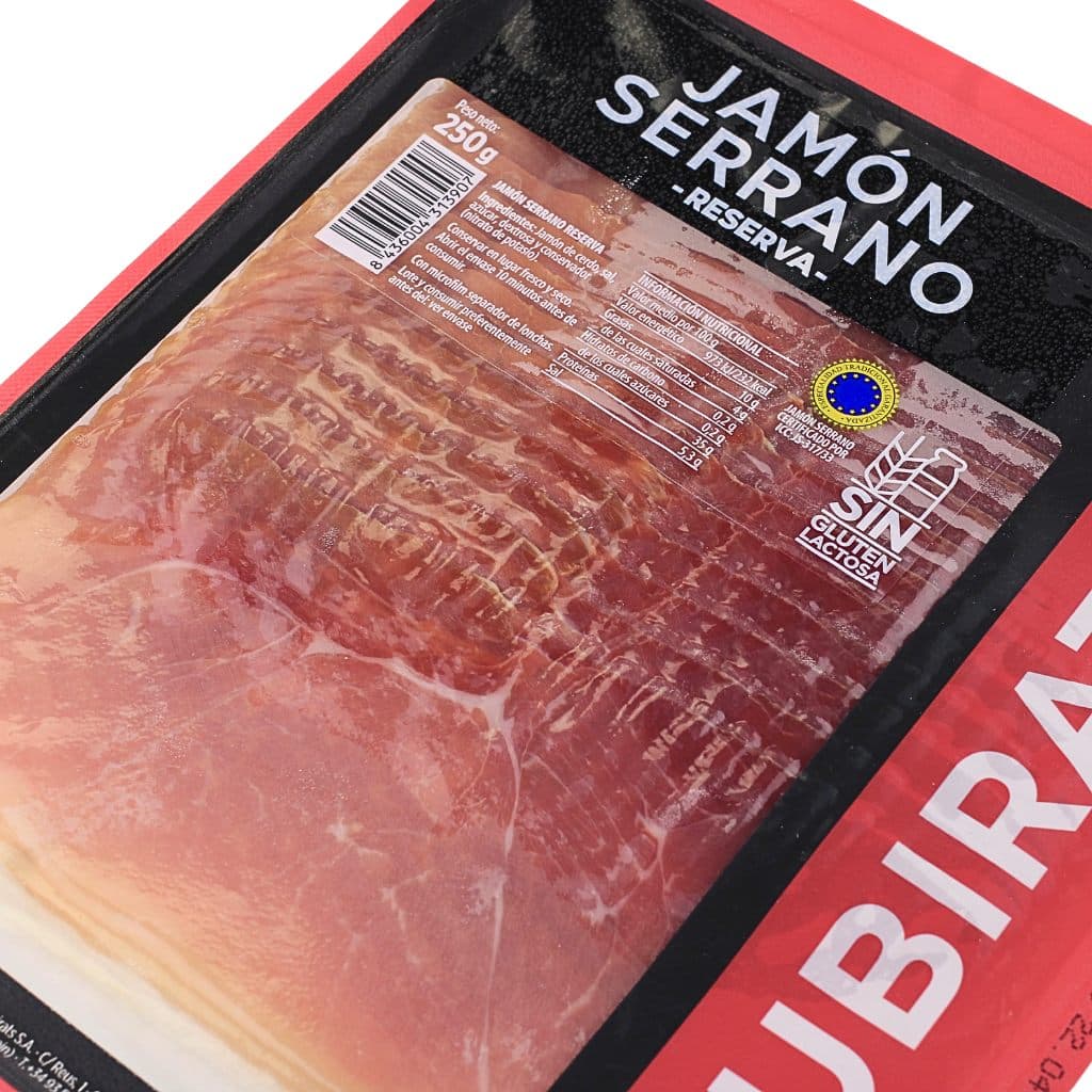 Szynka Jamon Serrano "Subirats" 250g - zdjęcie 2