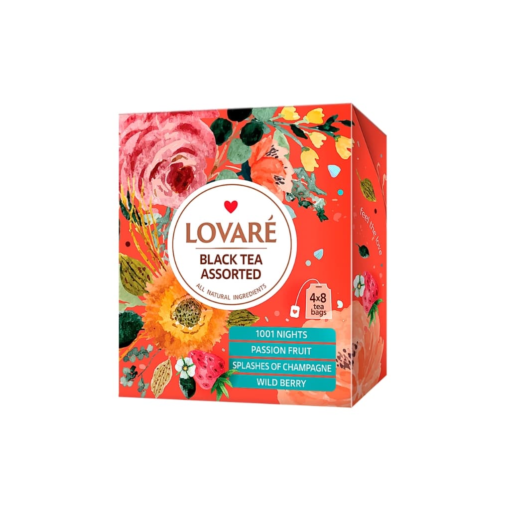 Herbata zestaw Assorted black "Lovare" 2gx32