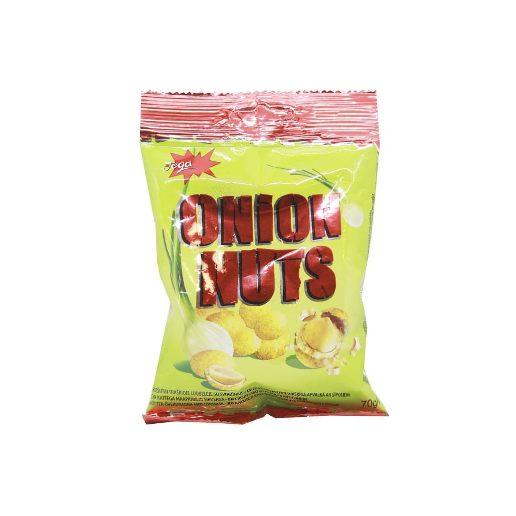 Orzeszki chrupiące ziemne w panierce z cebulą "JEGA" 100g