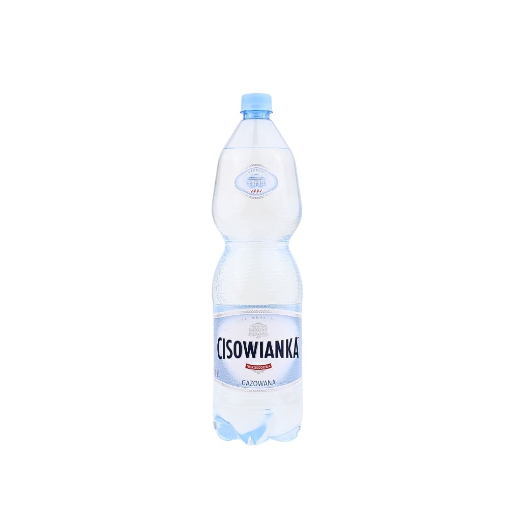 Woda gazowana mineralna "Ciasowianka" PET 1,5l