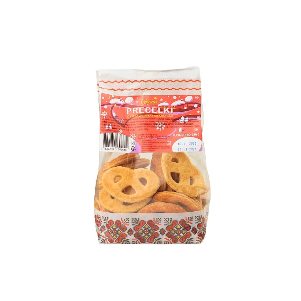 Ciasteczka Precelki "Grona" torba 250g