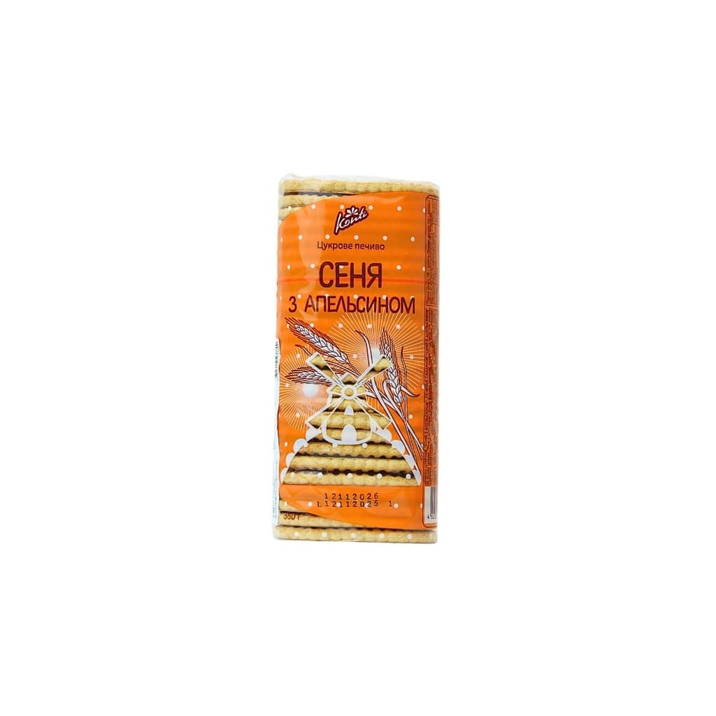 Ciasteczka cukrowe z pomarańczą "Senia" 380g