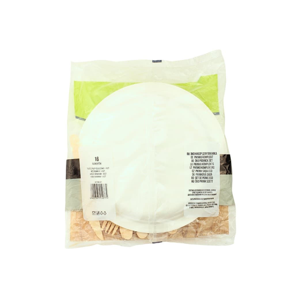 Zestaw naczyn na 4 osoby Eko "Piknik" - zdjęcie 2