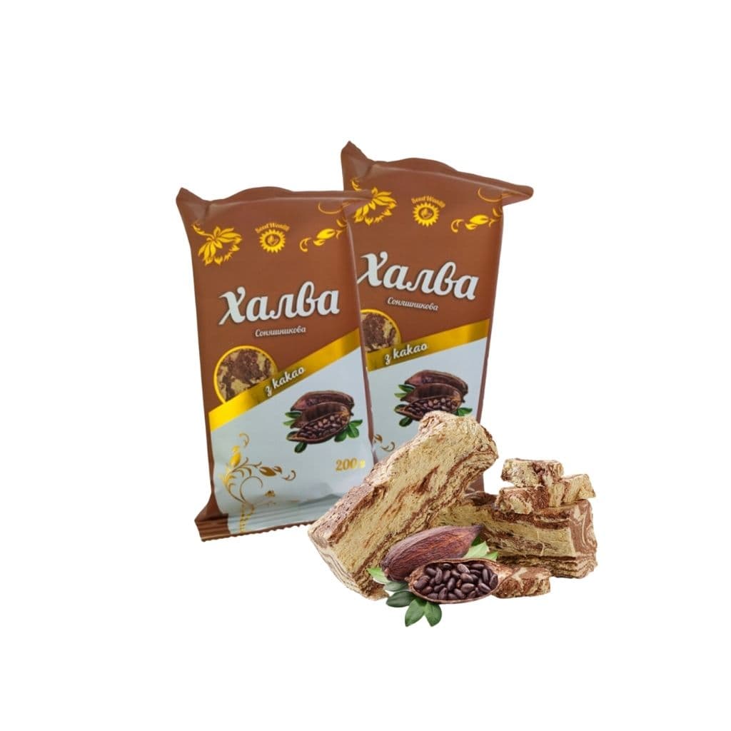 Chałwa słonecznikowa z kakao "Seedwealth" 200g