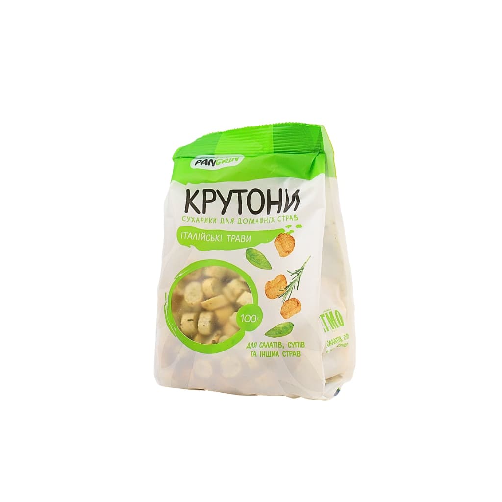 Grzanki z ziołami włoskimi "Pan Grin" 100g