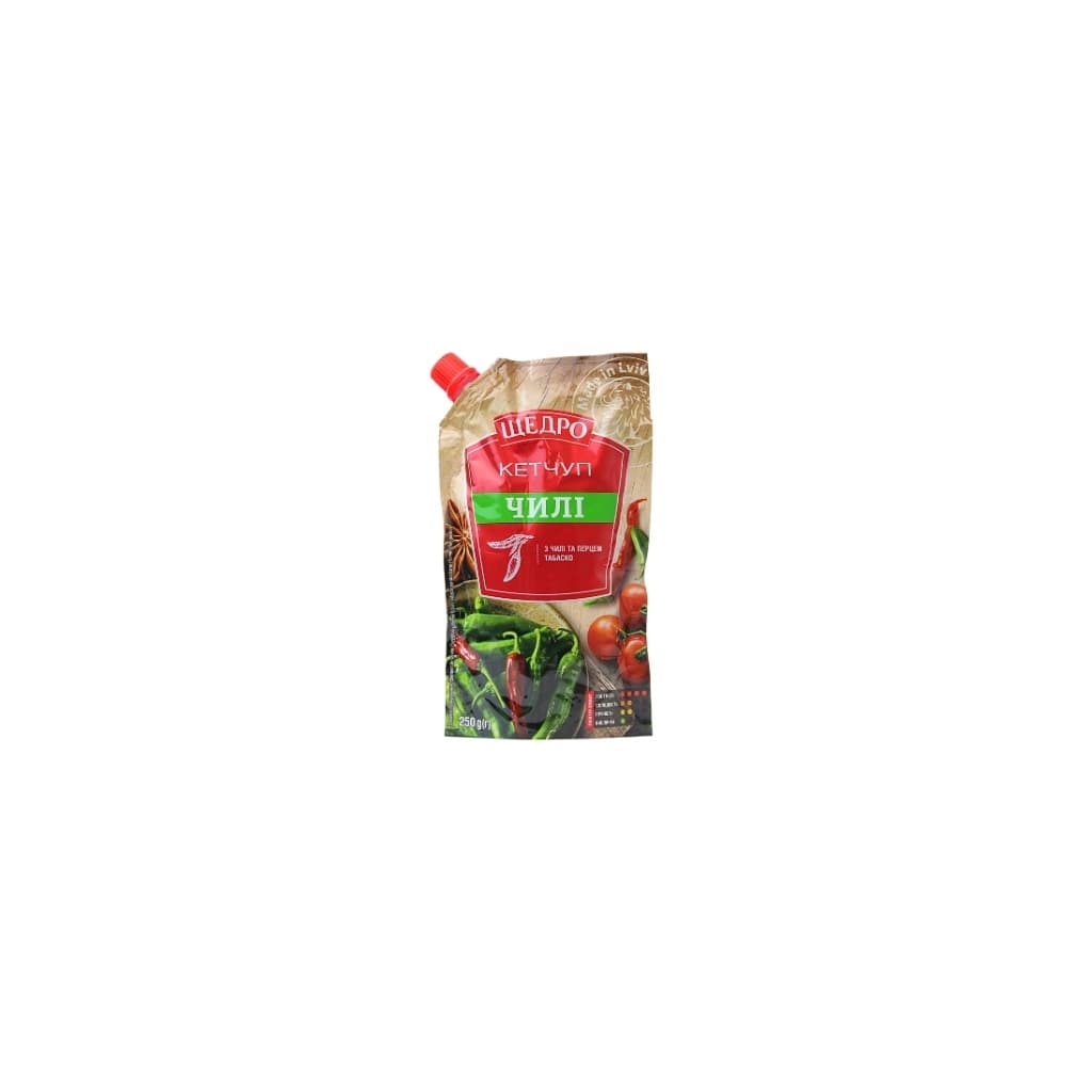 Ketchup Chili "Shczedro" doypack 250g