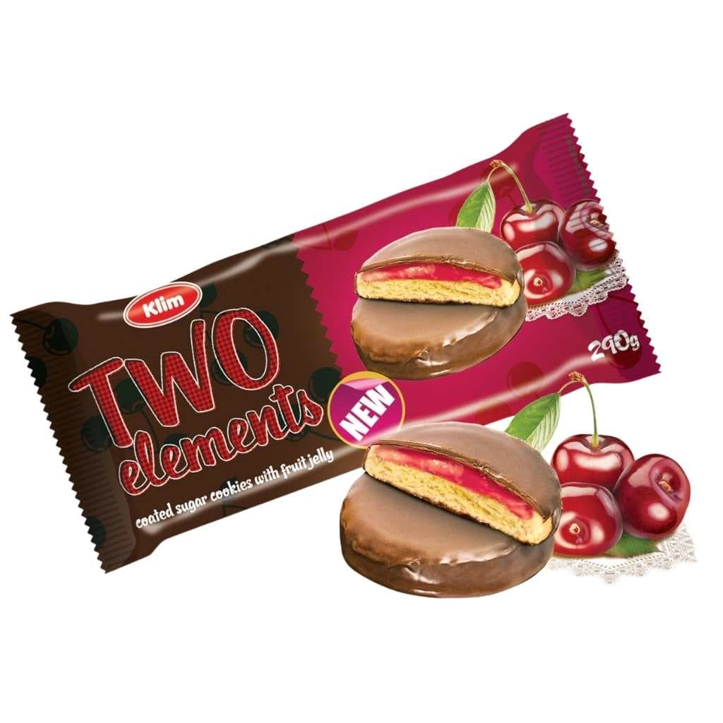 Ciastka z wiśnią "Two elements" 290g