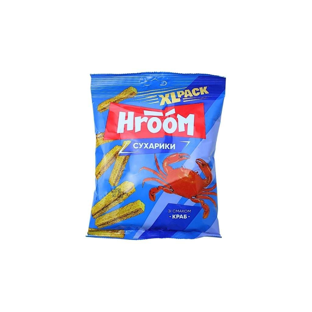 Sucharki żytnie o smaku kraba "TM Hroom" 90g