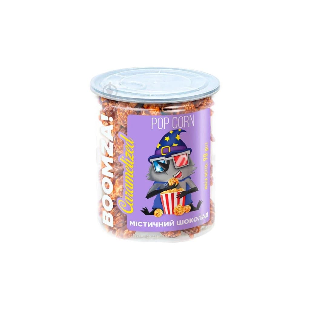Popcorn karmelowy w rurie magiczny "Boomza" 90g