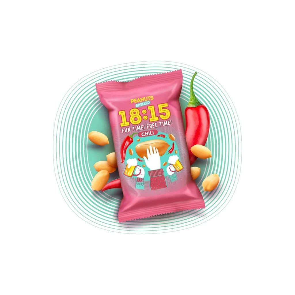 Orzeszki ziemne o smaku chili "Fun time! Free time!" 100g