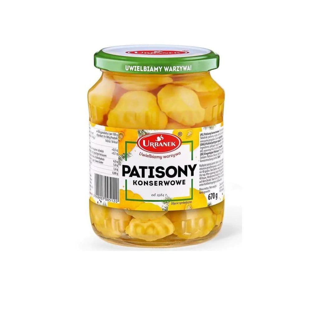 Patisony marynowane lekko kwaśne "Delicios" 720ml