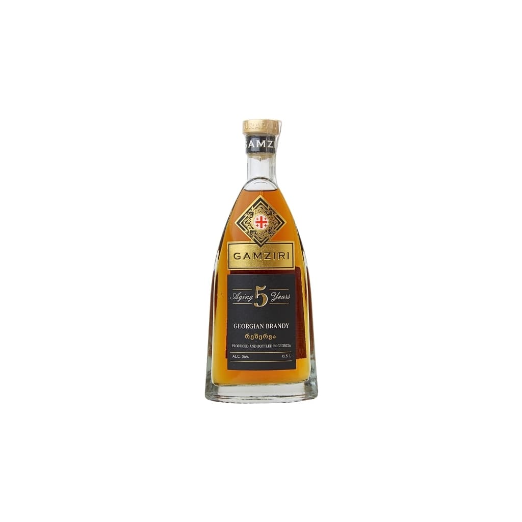 Brandy 5* Aging 36% "Gamziri" 500ml