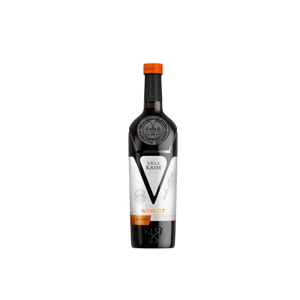 Wino czewone wytrawne Villa Krim Merlot, 0,75l
