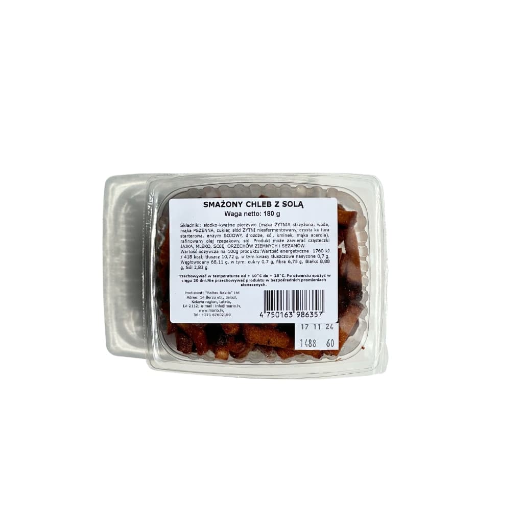 Grzanki ulubione żytnie slone "Mario" 180g